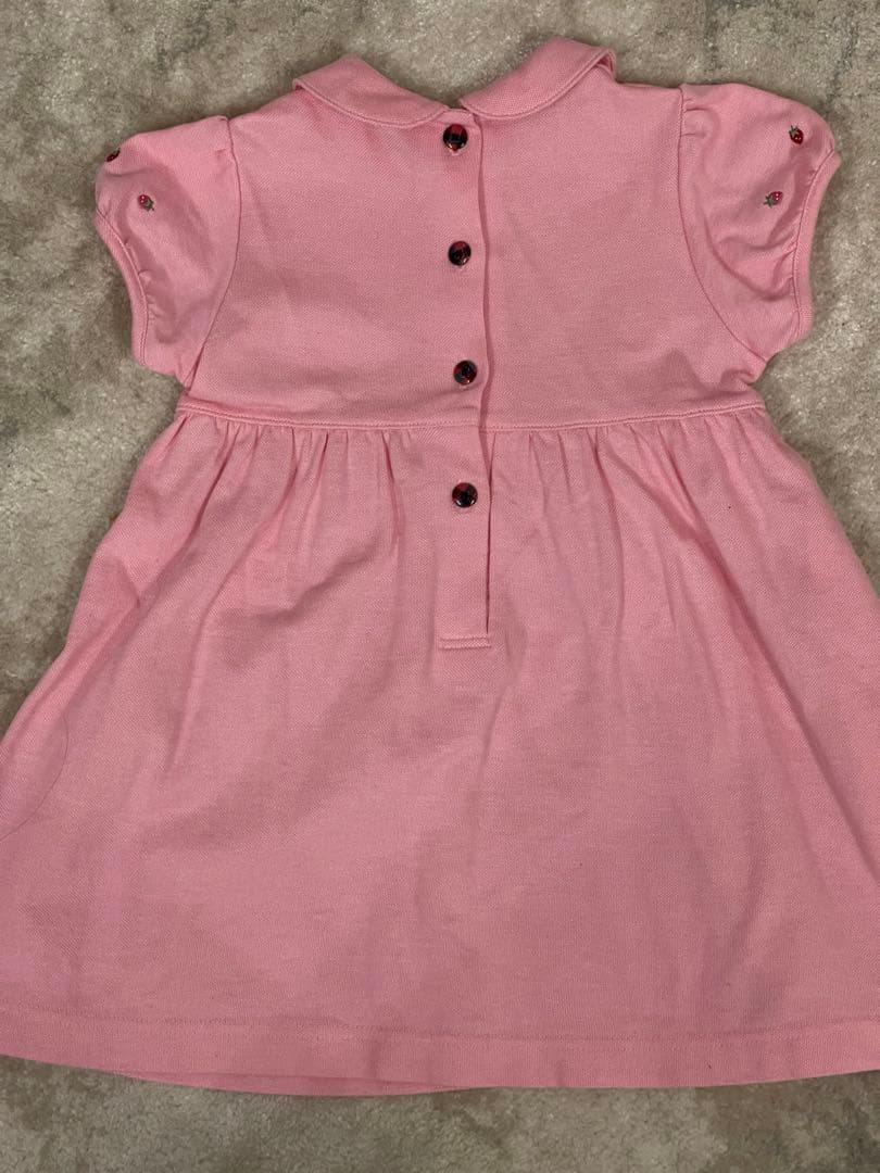 ファミリア　ワンピース　ピンク　いちご　90cm