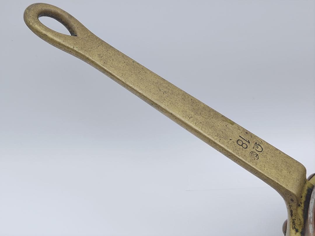 フランスSIN社　銅製片手鍋　18cm