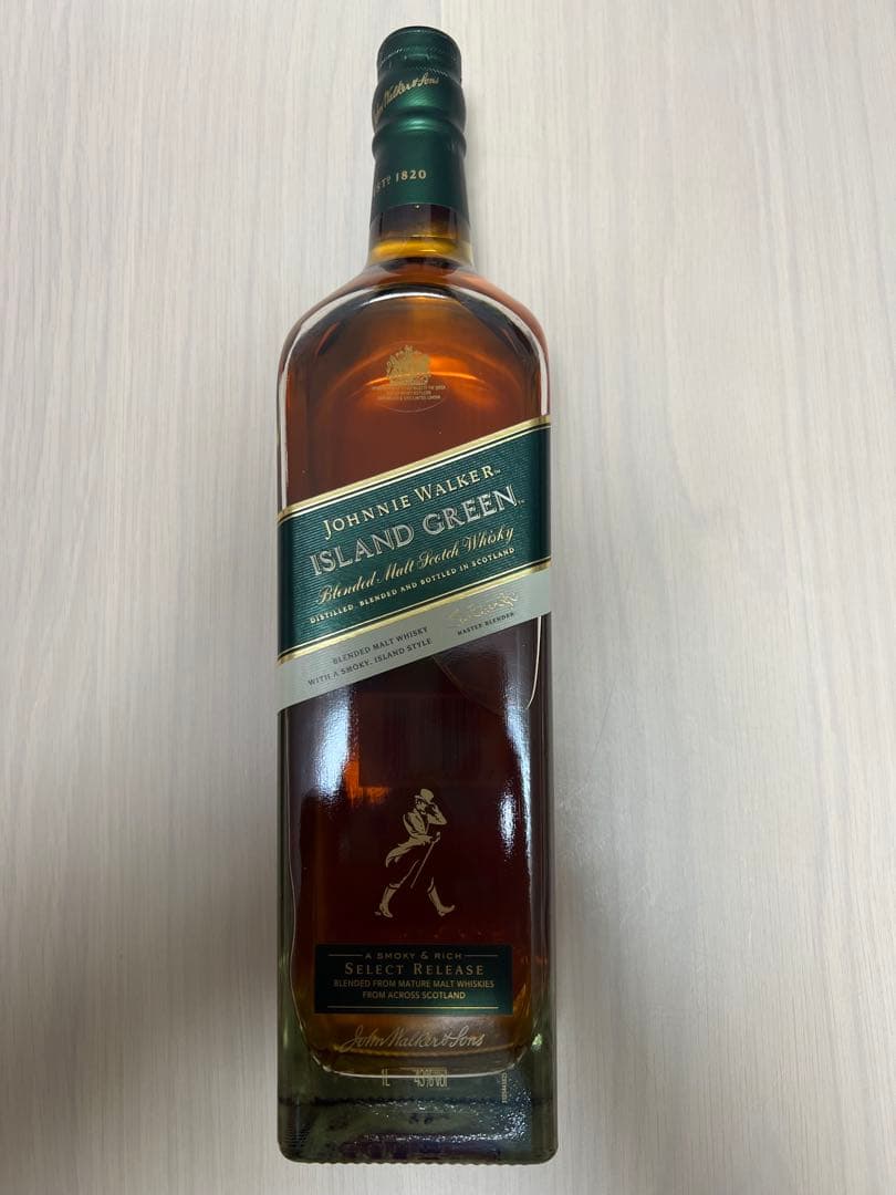 【希少】ジョニーウォーカー【 GREEN】1 リットル【新品未開封】