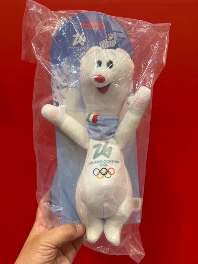 Tina ティナ ぬいぐるみマスコット ミラノ・コルティナ2026 27cm