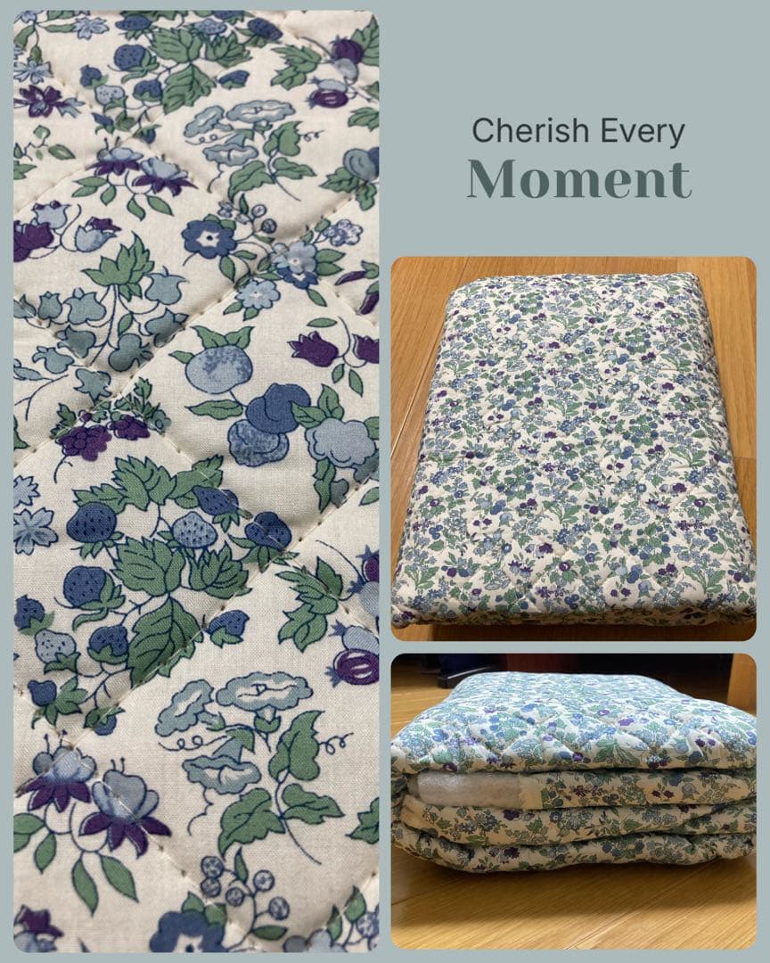 CHECK&STRIPE リバティナンシーアン　キルティング生地　2m 限定