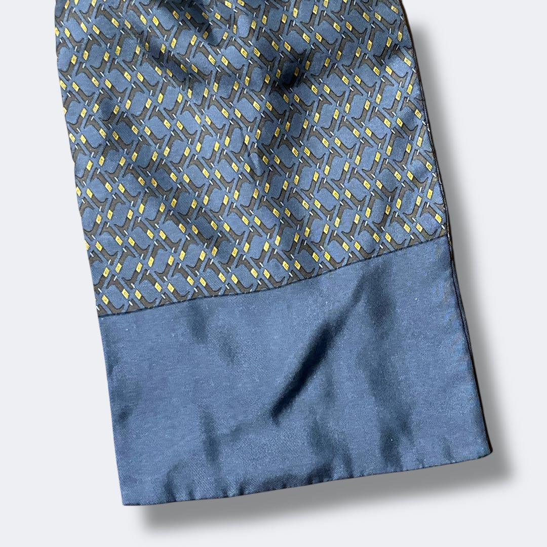 HERMÈS エルメス アスコットタイ シルク スカーフ