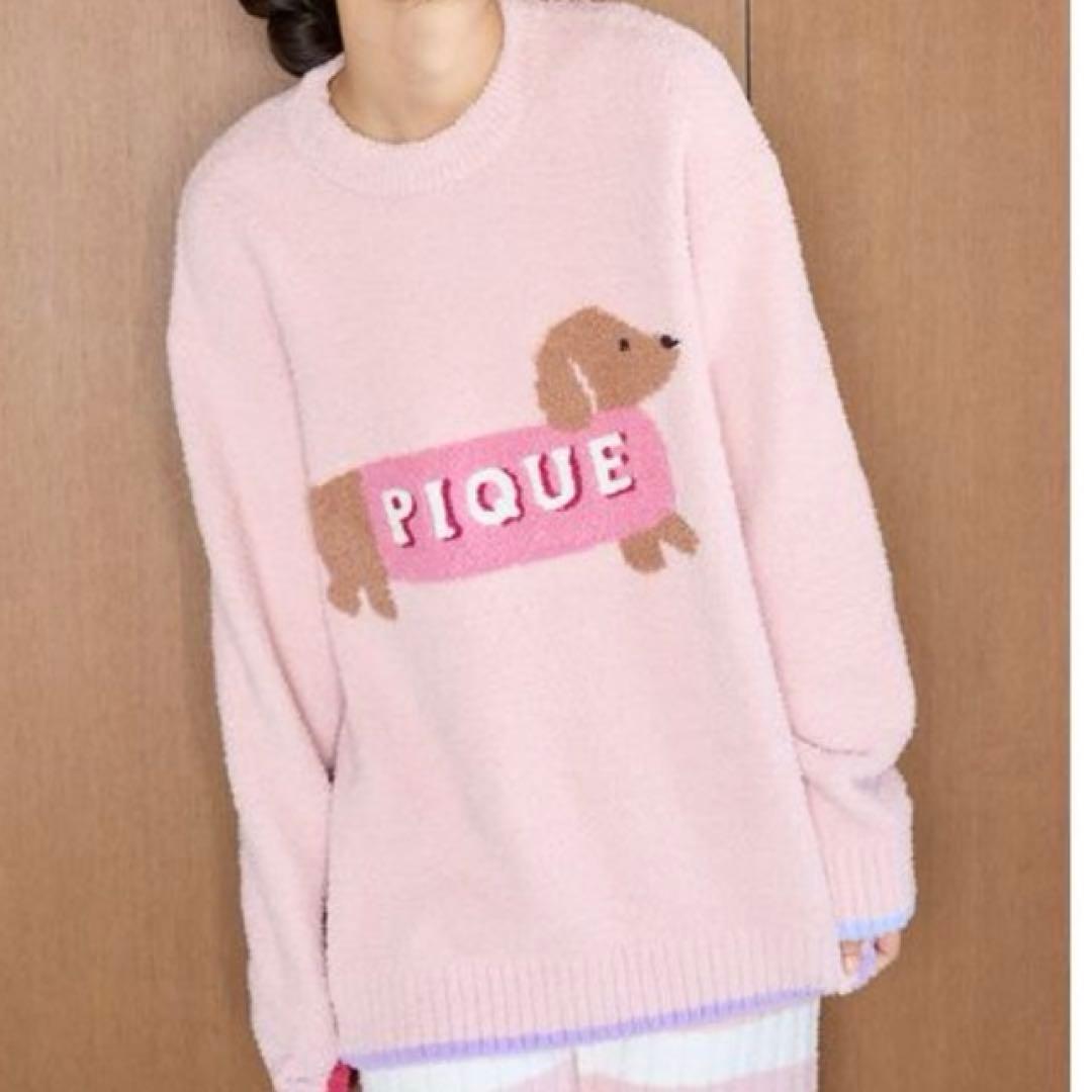 ジェラートピケ　ベビモコダックスフンドジャガードプルオーバー　新品タグ付き