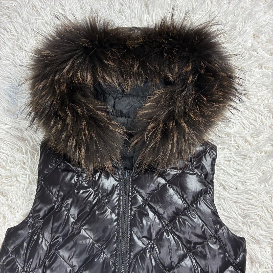 美品✨TATRASタトラス リバーシブル ファー付き ダウンベスト