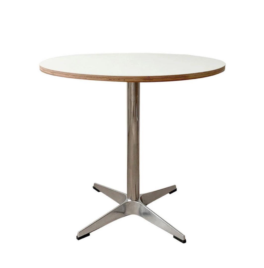 O'gre オグレ シラカバHPLホマイカ円形テーブル 韓国インテリア600mm