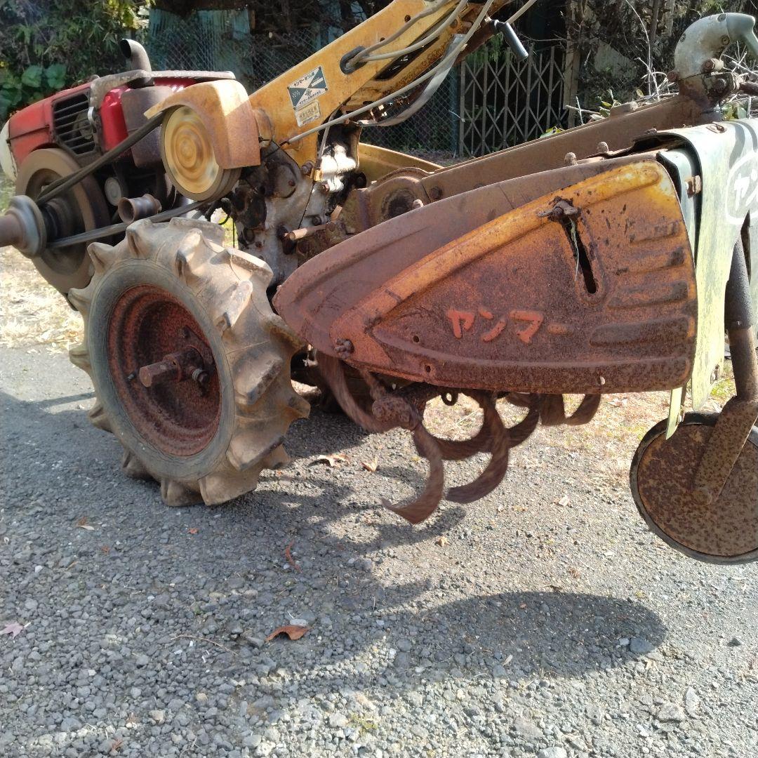 【始動OK ヤンマー】 耕耘機 歩行型 YC70 ディーゼルエンジン　昭和４６？