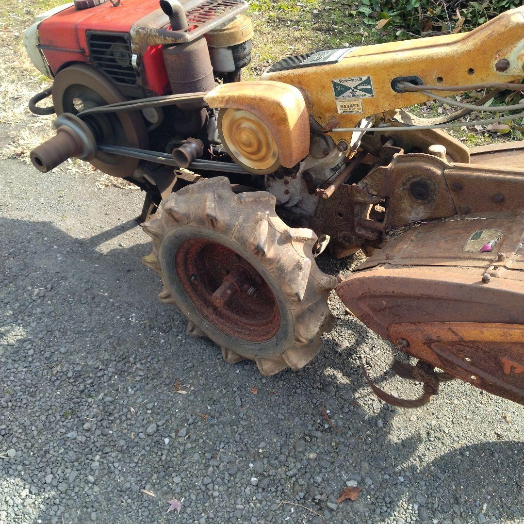 【始動OK ヤンマー】 耕耘機 歩行型 YC70 ディーゼルエンジン　昭和４６？