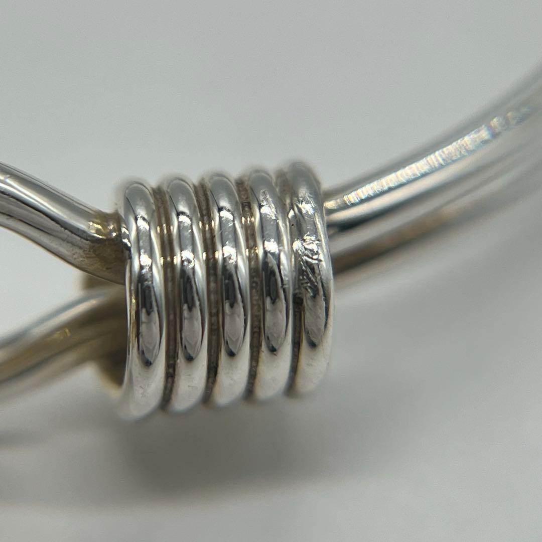 ティファニー TIFFANY ダブルフックアンドアイ バングル コンビ