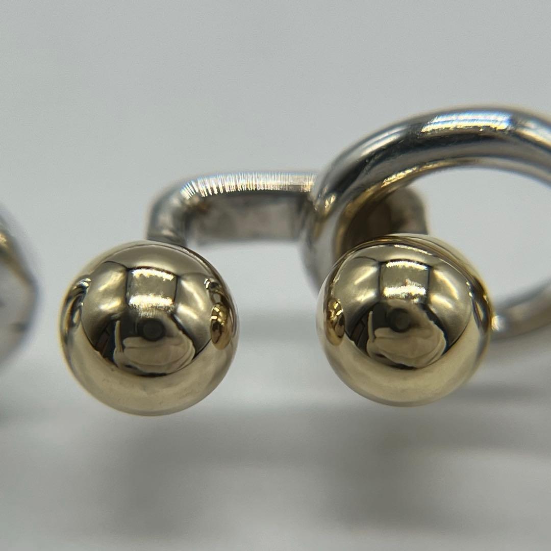 ティファニー TIFFANY ダブルフックアンドアイ バングル コンビ