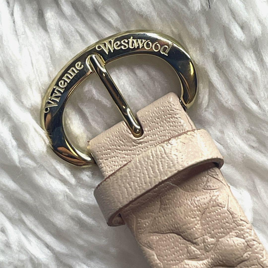 Vivienne Westwoodヴィヴィアン　ピンク時計&オーブ紫レザーセット