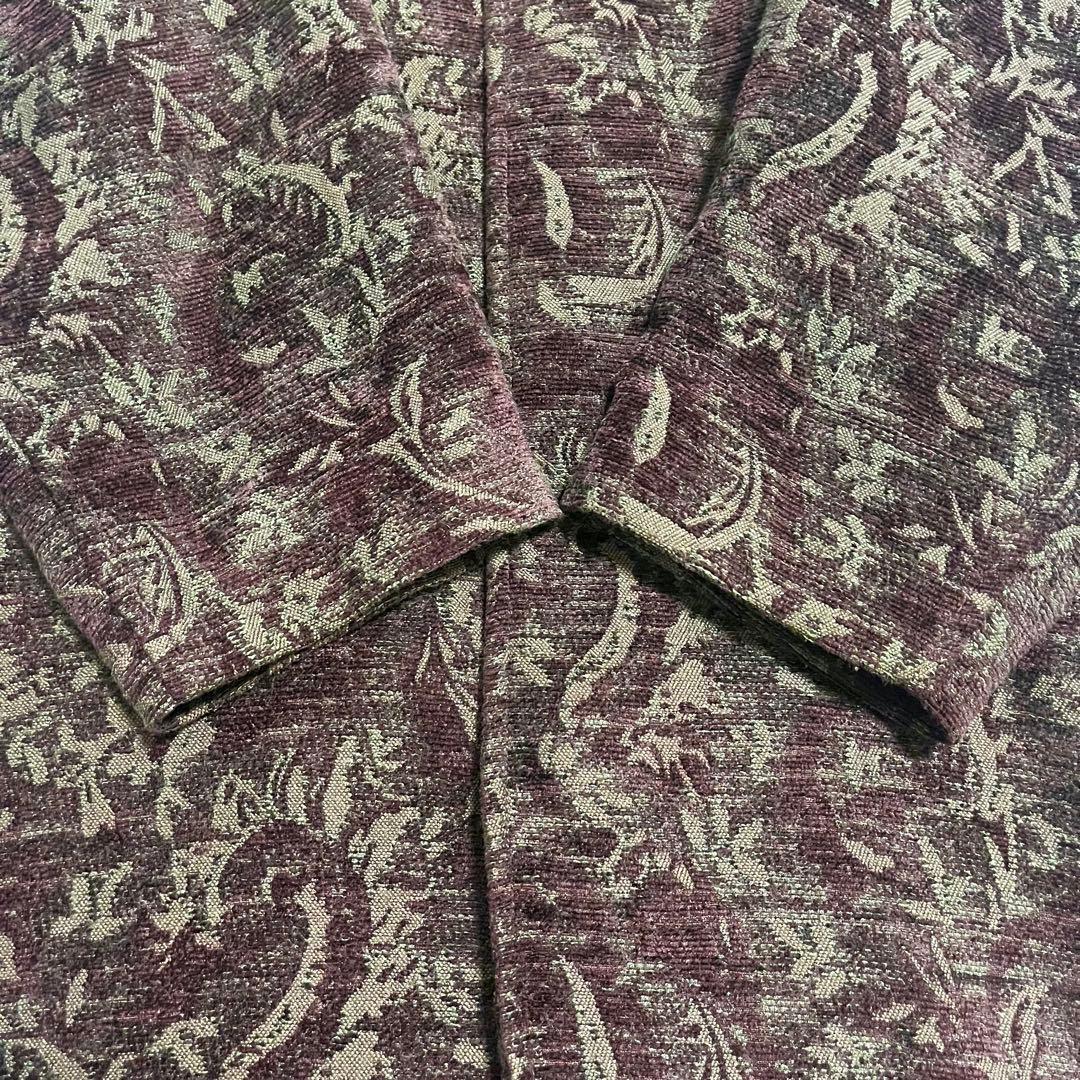 ✨未使用級✨HARE ハレ ステンカラーコート ロング丈 ベルト付 パープル系