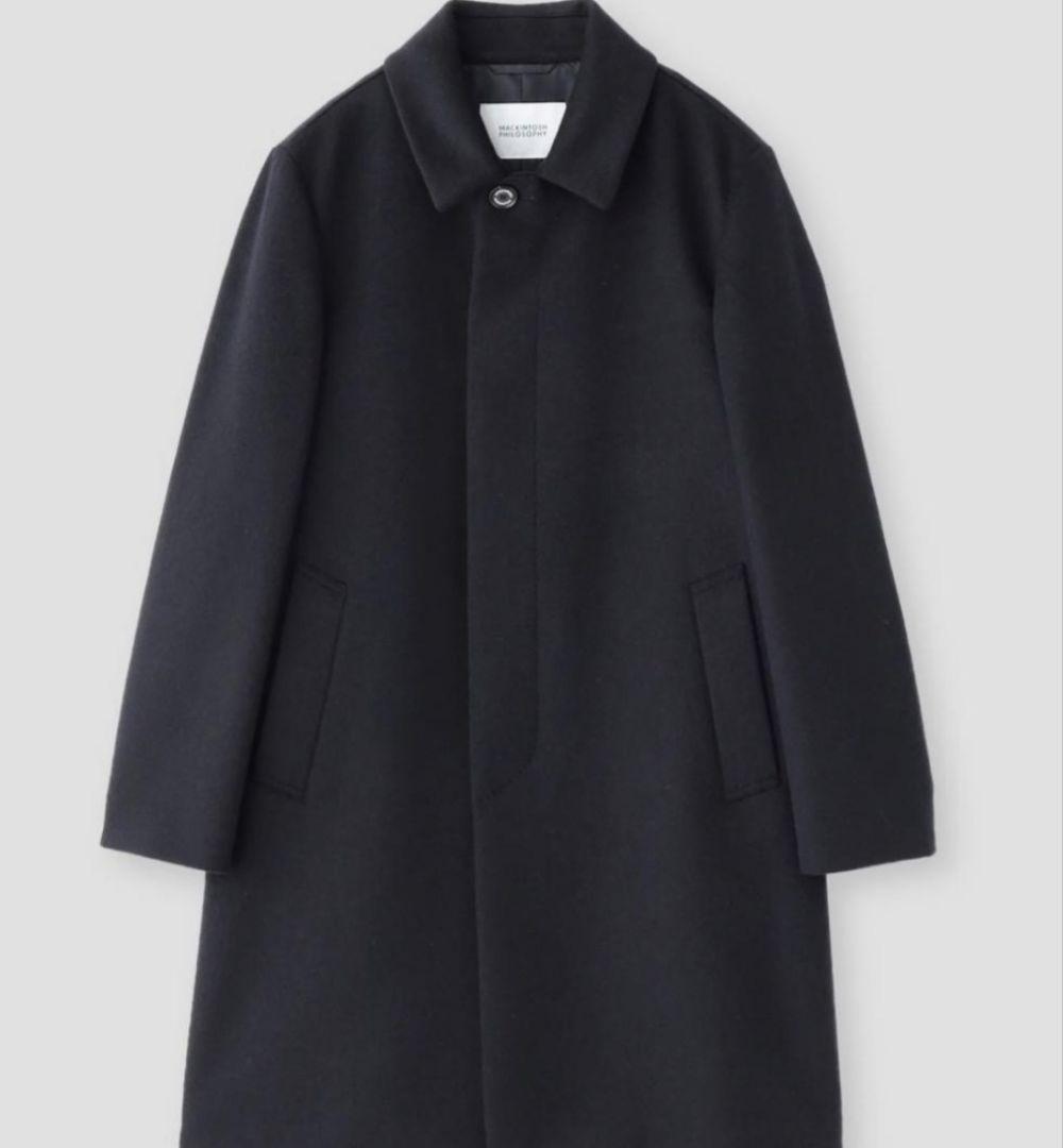 新品未使用　MACKINTOSH ステンカラーロングコート　ネイビー