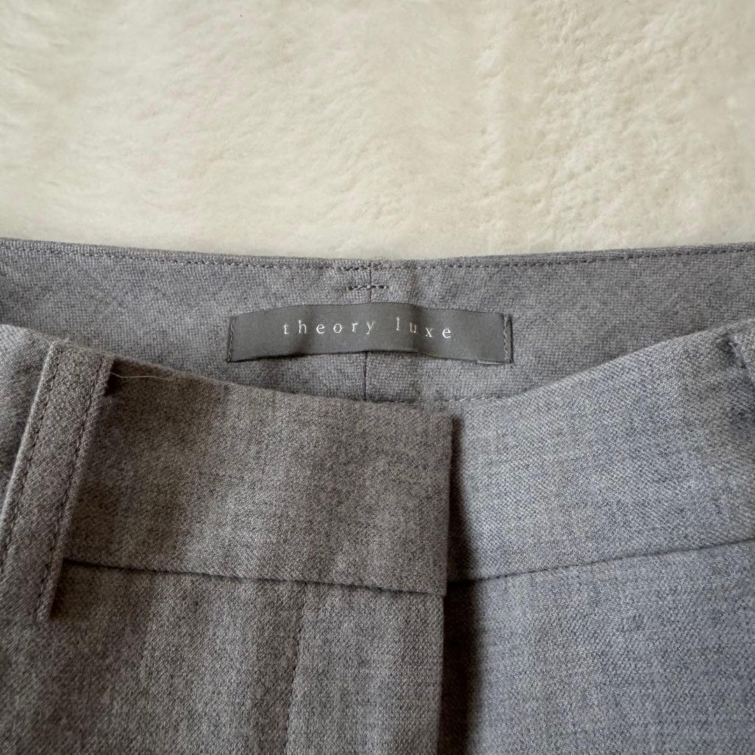 theory luxe パンツセットアップ　フォーマル　ビジネス　グレー　40