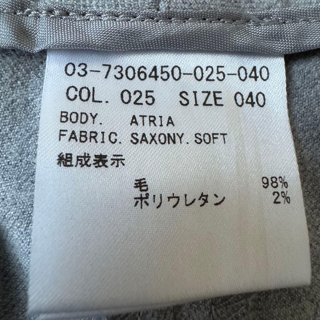 theory luxe パンツセットアップ　フォーマル　ビジネス　グレー　40