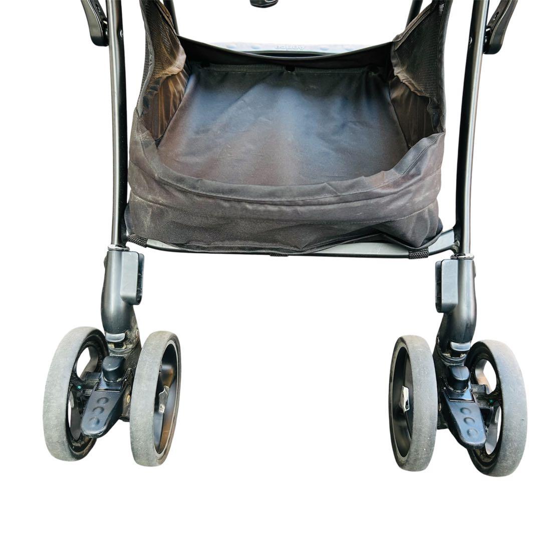 【美品】Aprica ラクーナ ビッテ クッションレザーハンドル A型