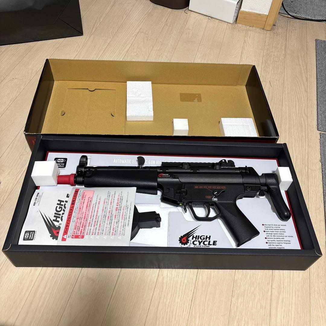 【ほぼ新品未使用】東京マルイ　電動ガン　MP5A5 ハイサイクルカスタム