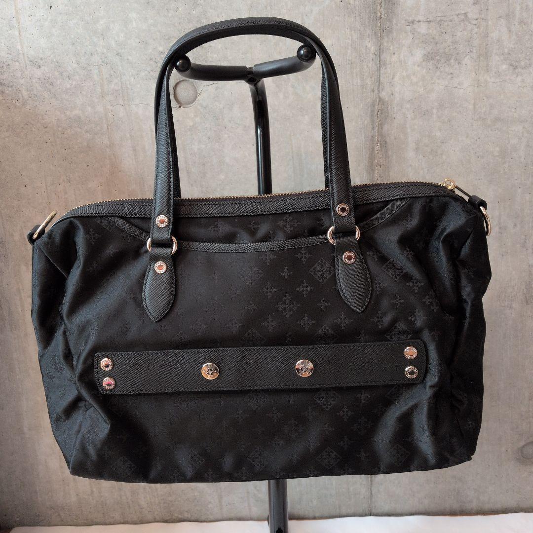 russet　ラシット　トラベル用ボストンバック　ブラック　ショルダーベルト付