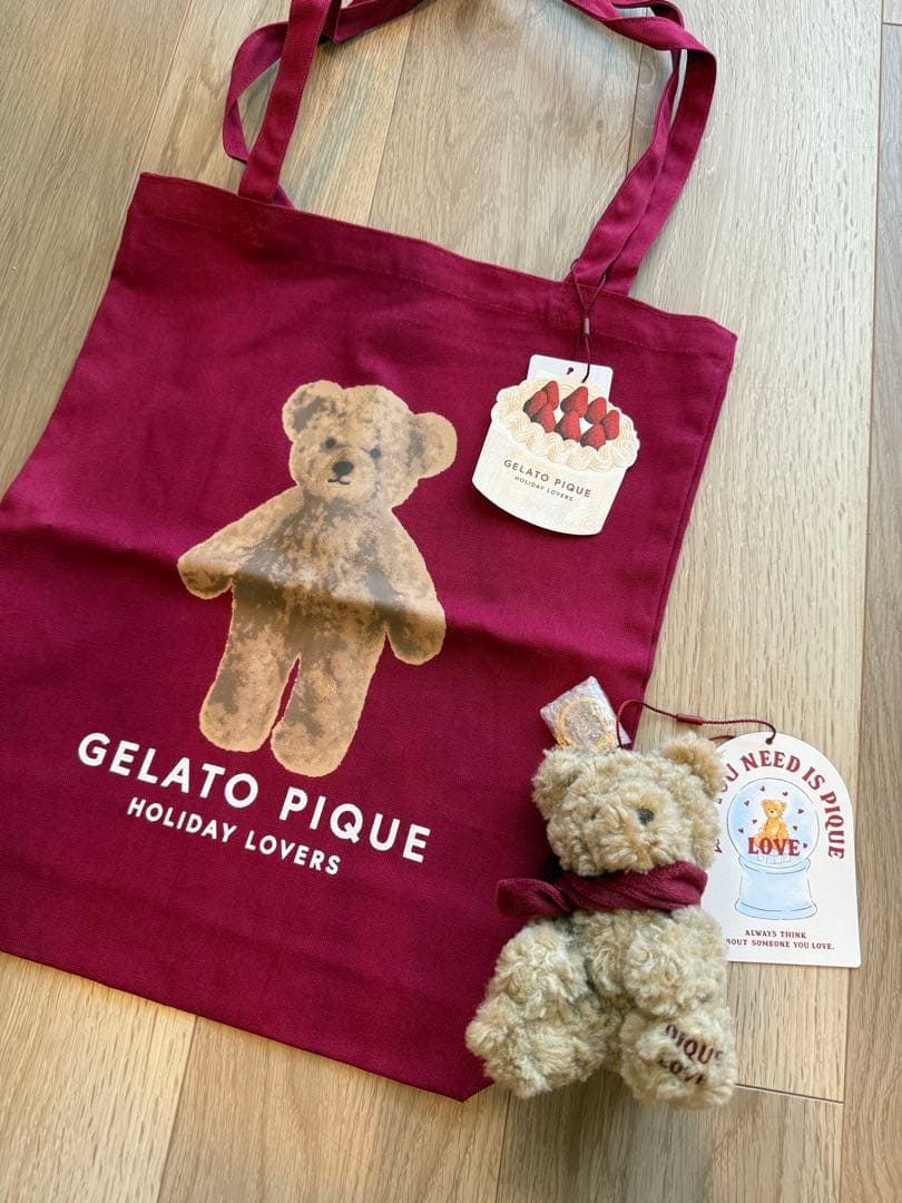 GELATO PIQUE くま　キーホルダー jin トートバッグ　ジェラピケ