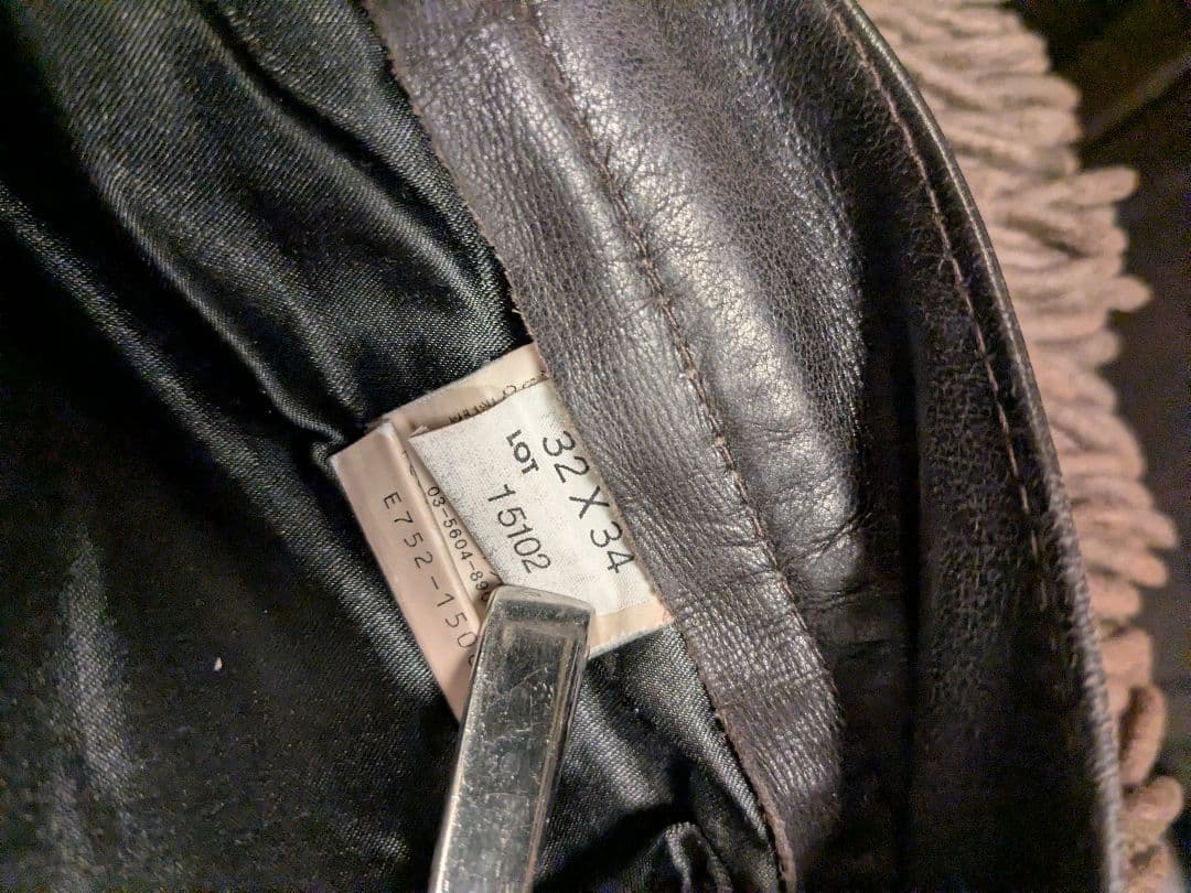 Lee ダークブラウンレザーブーツカット32