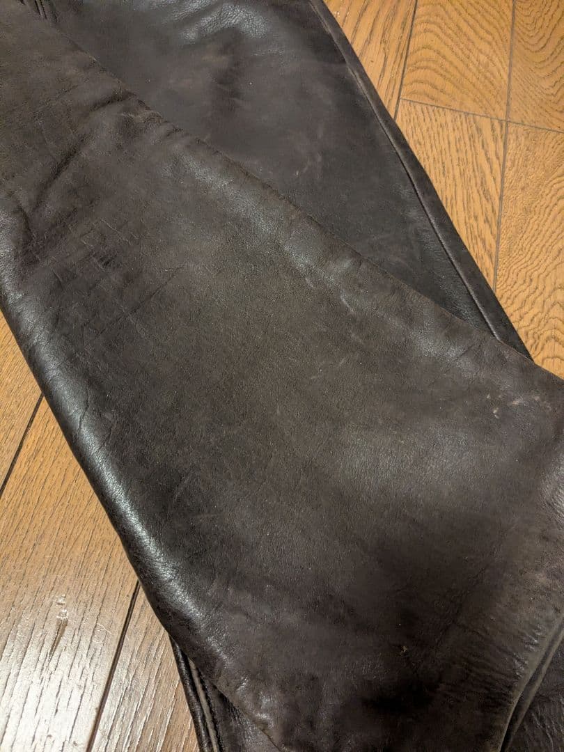 Lee ダークブラウンレザーブーツカット32