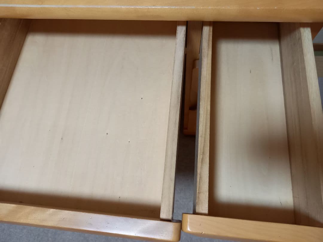 【セット商品】ミズメザクラ　ドレッサー三面鏡　ナチュラル　カントリー　天然木