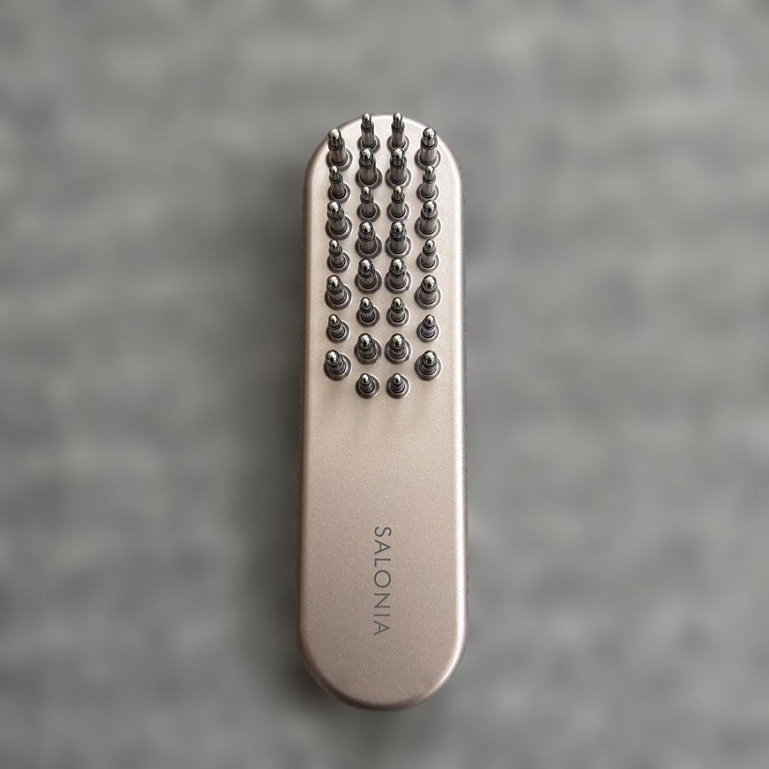 サロニア　電気ブラシ　EMS リフトブラシ　ピンクカラー