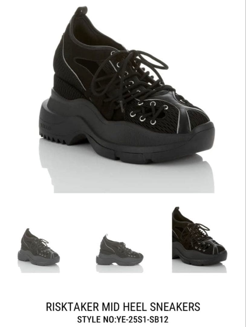 YELLO RISKTAKER MID HEEL SNEAKERS 完売品