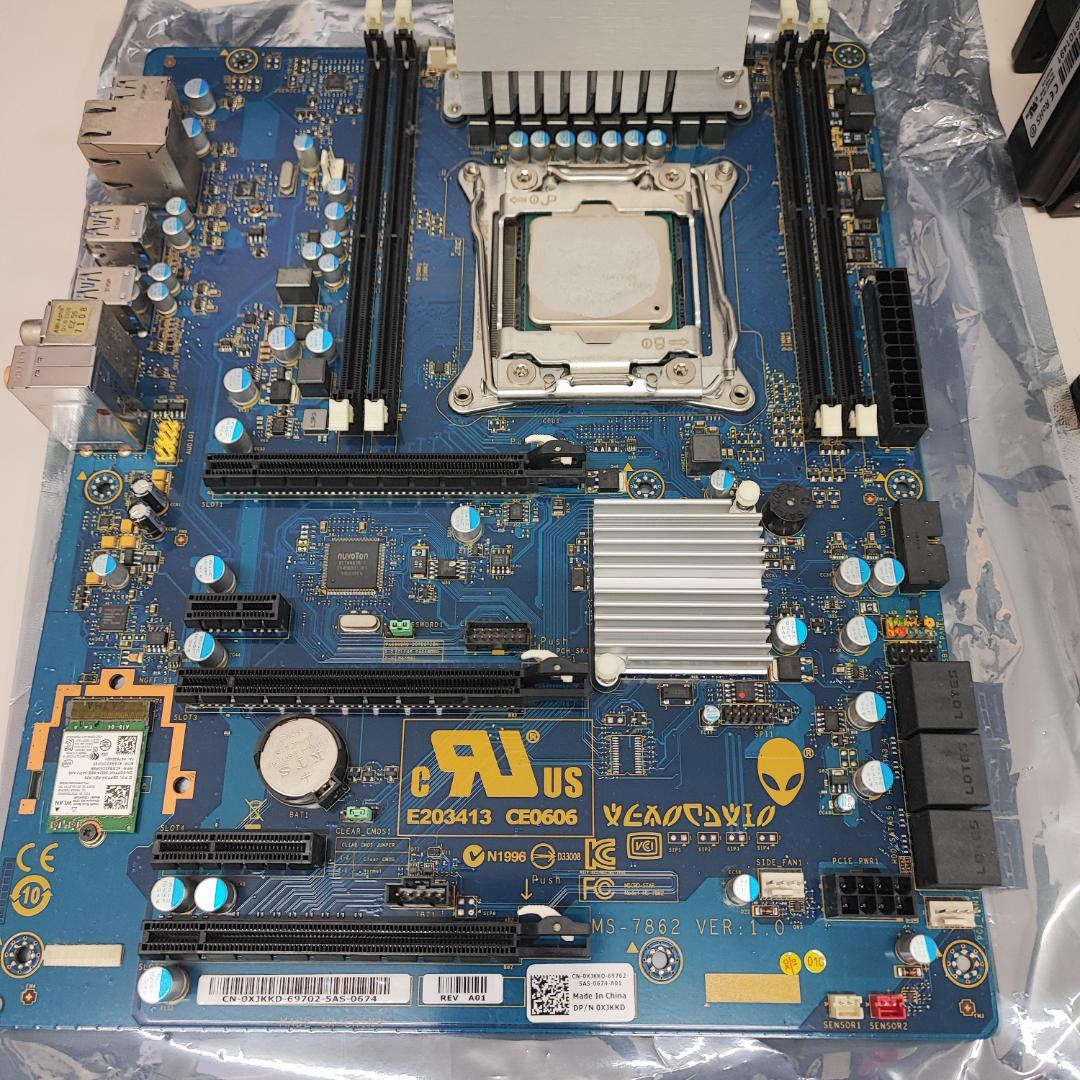 Alienwareマザーボード + I/Oパネル Nidec冷却ファン セット