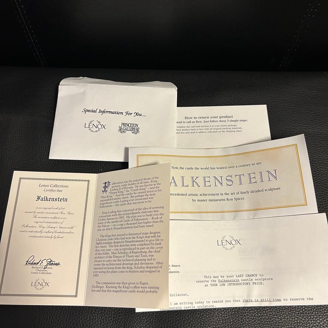 ★LENOX レノックス ファルケンシュタイン城★