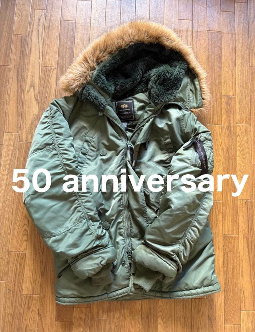 け*ぉ様 ALPHA INDUSTRIES N3-Bフード付きジャケット L 5