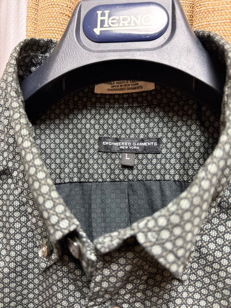 Engineered Garments ボタンダウンシャツ　Lサイズ