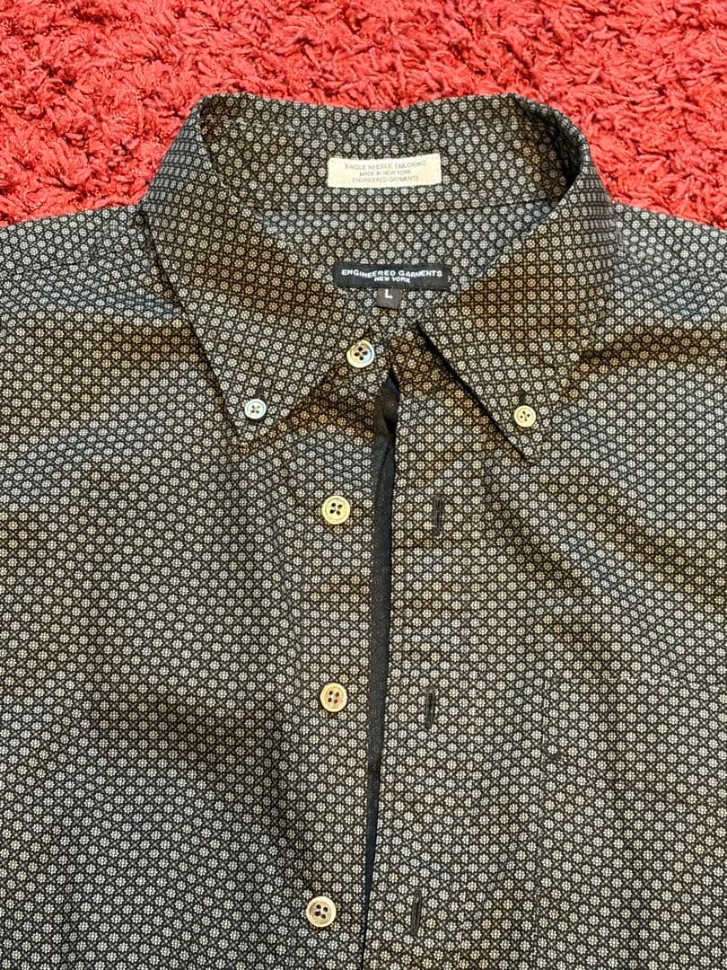 Engineered Garments ボタンダウンシャツ　Lサイズ