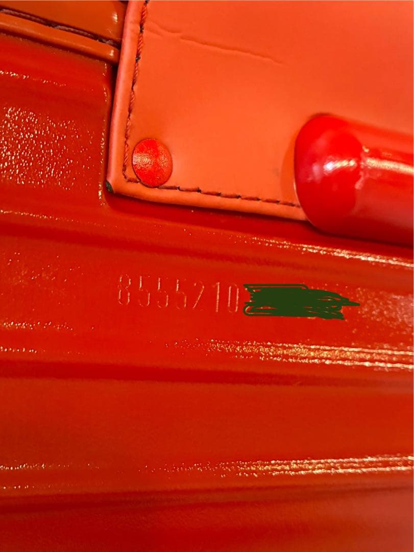 お値下げ！中古 RIMOWA レッド 機内持込可 キャリーケース 855.52