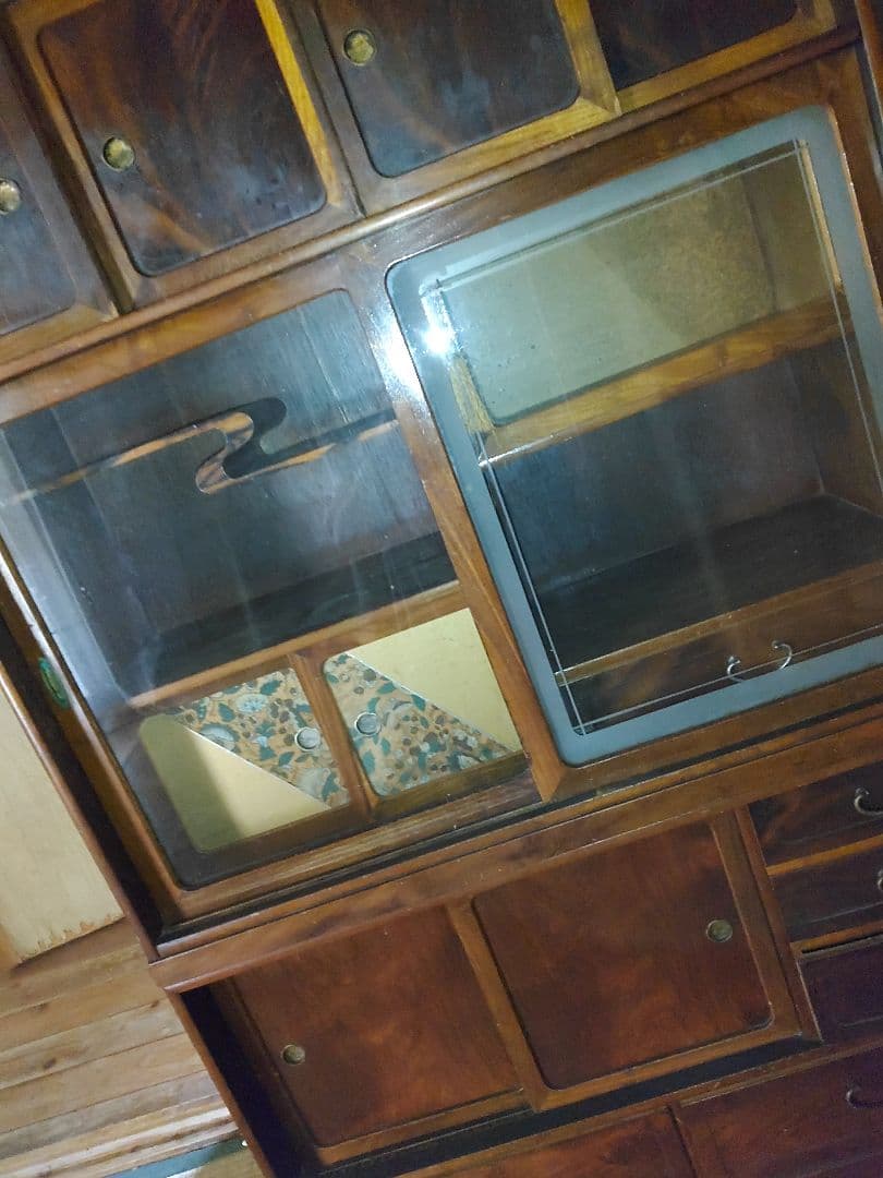 現物引き取り可能な方限定です⚠＊ヴィンテージ日本製茶棚/古民家家具