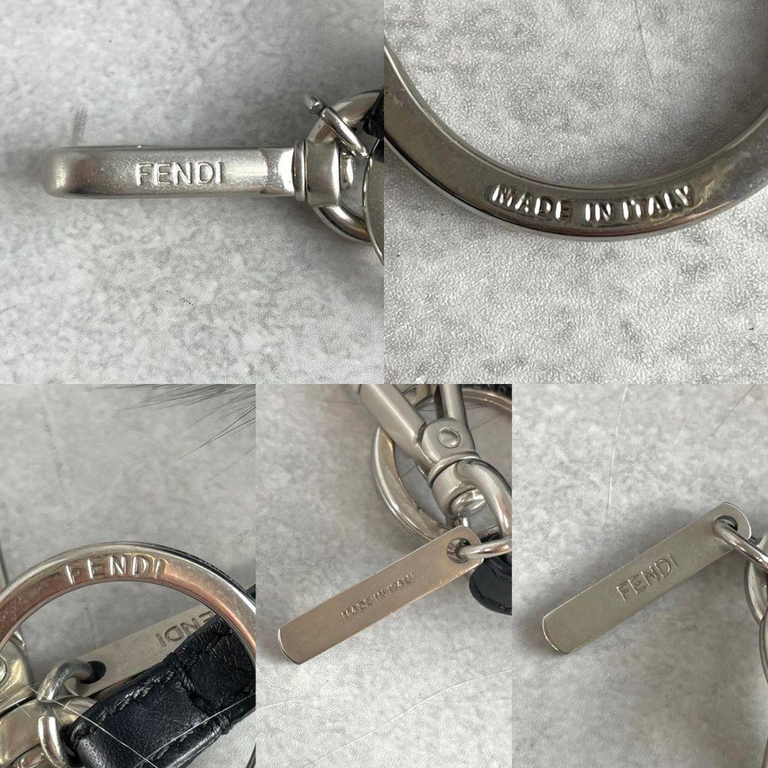 美品●FENDI バグズチャーム キーホルダー モンスター ファー ストラップ