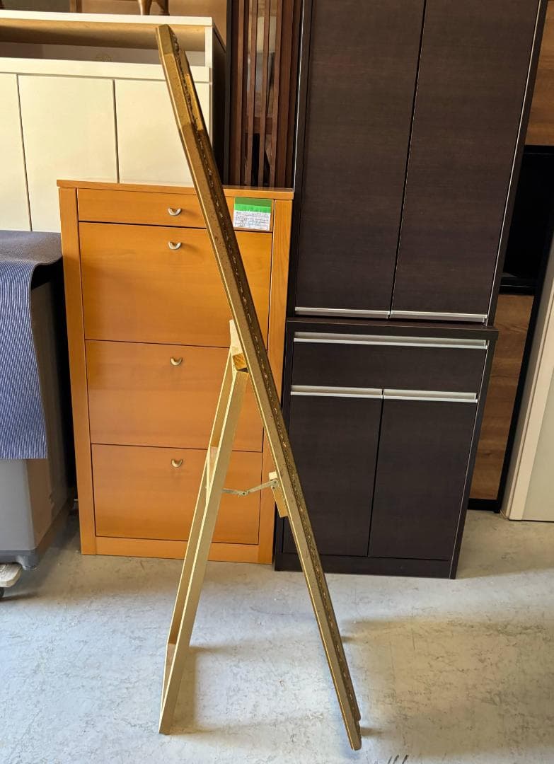 G.G.Sアンティークミラー ゴールド スタンドミラー45cmX153cm