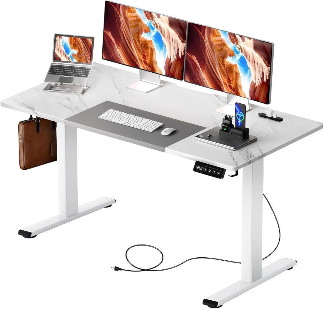 ComHoma 昇降式 電動 DTS-110-120-MARBLE-GRAY