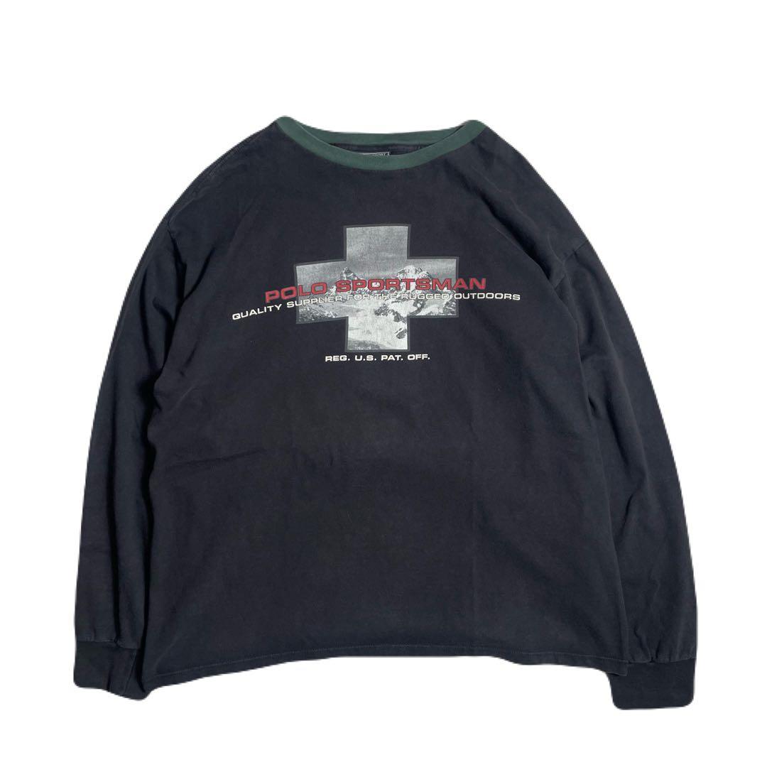 90s 00s USA製 ポロスポーツ ロンティー y2k ヴィンテージ