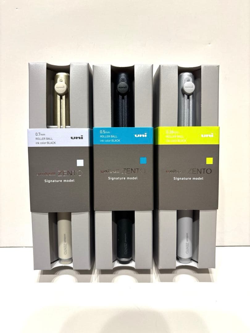 【新品】uniball ZENTO ユニボールゼント シグニチャーモデル 3本