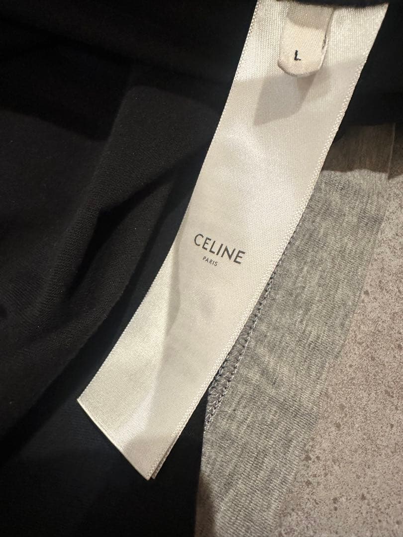 CELINE ロゴ ナンバリング “16” ロングスリーブカットソー Lサイズ