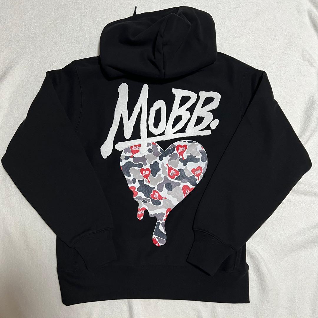 【新品】MOBB モブ ブラックパーカー S