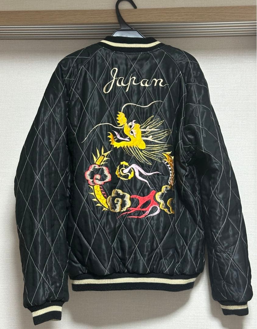 テーラートウヨウ スカジャン ベルベットジャケット リバーシブル Lサイズ