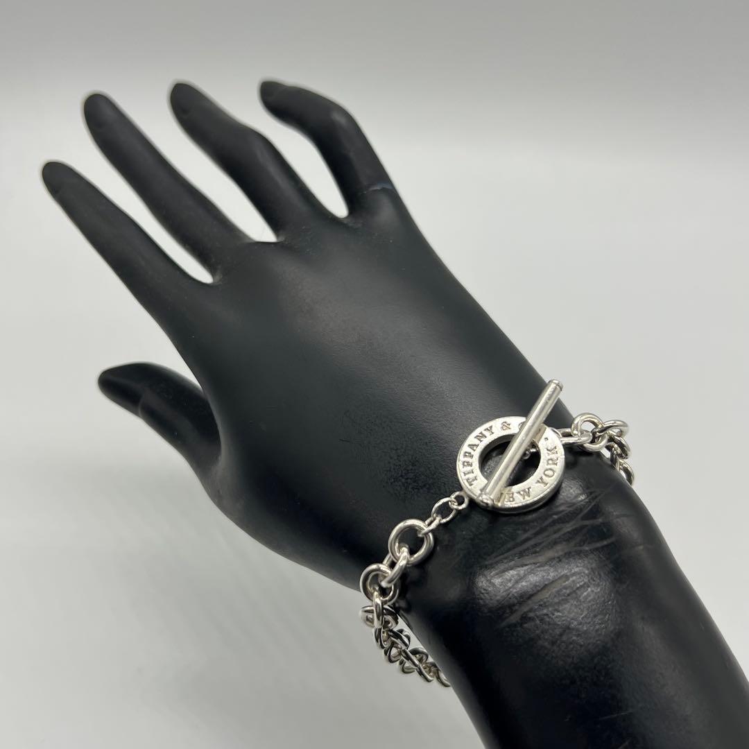 ティファニー TIFFANY ドーナツリンク トグル ブレスレット Ag925
