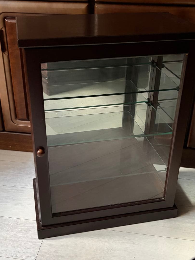 キャビネット　鏡　ガラスケース　大塚家具