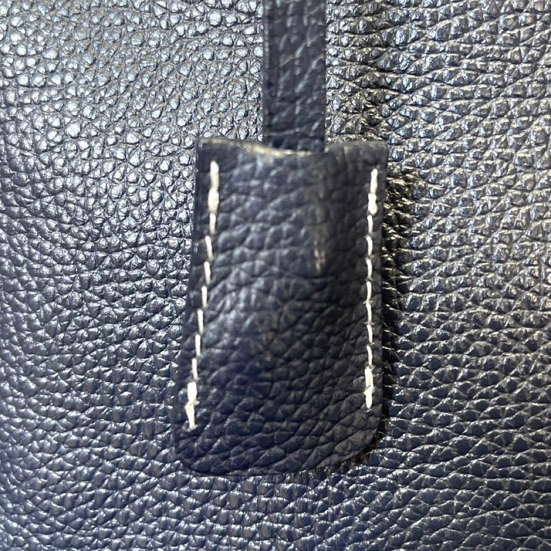 専用品傳濱野 ミーティア ナイトネイビー レザー 肩掛け トートバッグ