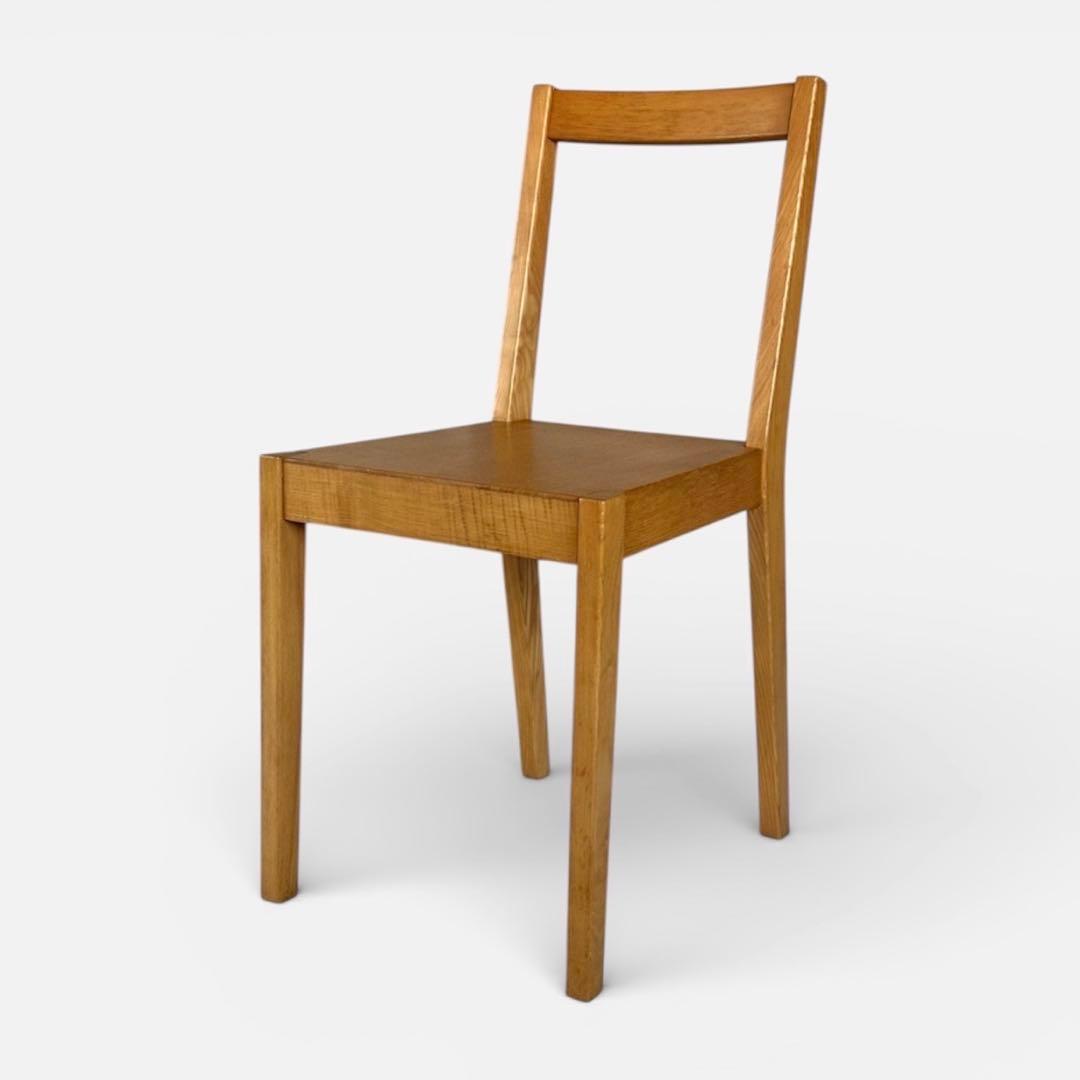 無印良品　MUJI　廃番品　タモ材　ダイニングチェア