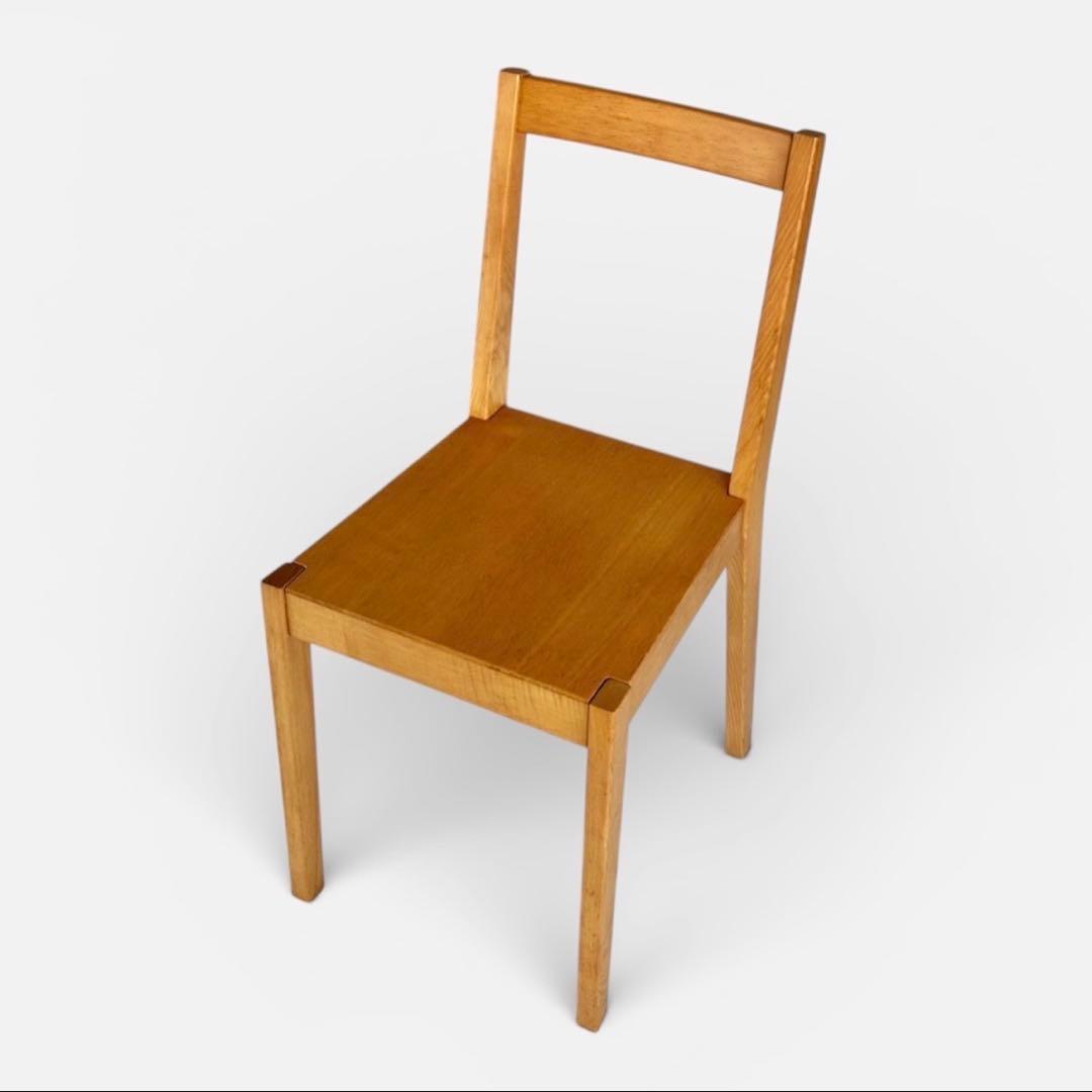 無印良品　MUJI　廃番品　タモ材　ダイニングチェア