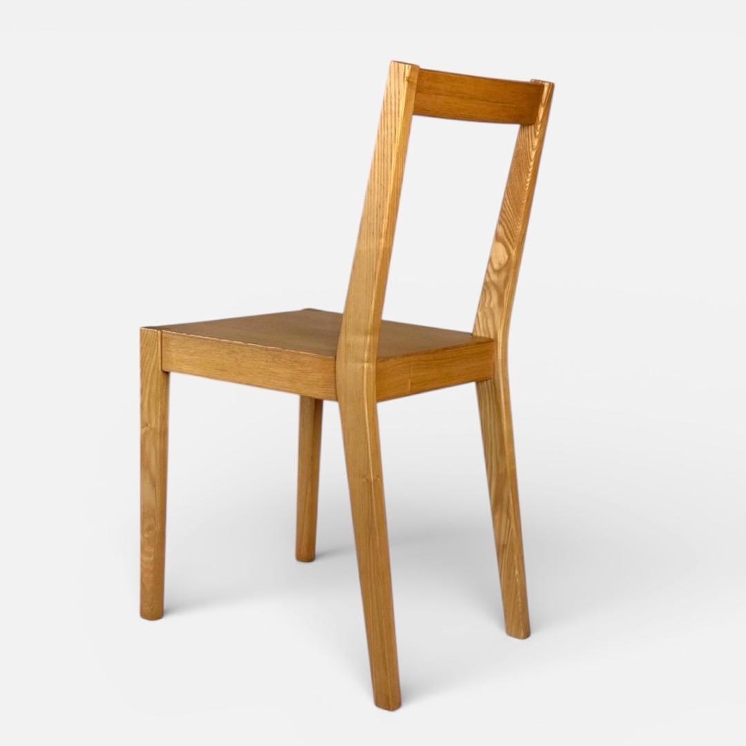 無印良品　MUJI　廃番品　タモ材　ダイニングチェア