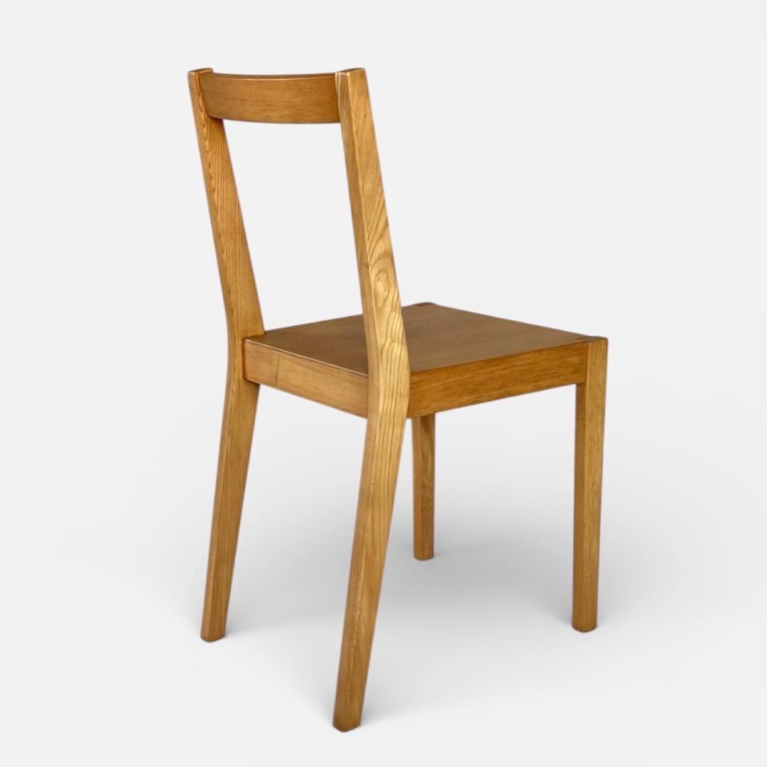 無印良品　MUJI　廃番品　タモ材　ダイニングチェア