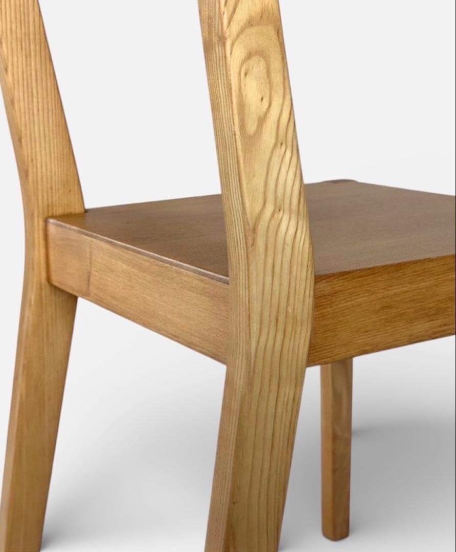 無印良品　MUJI　廃番品　タモ材　ダイニングチェア